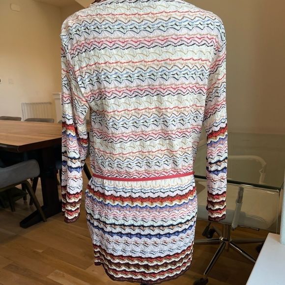 Missoni Zigzag VTG Italian Open Knit Sweater - M - Picture 2 of 9